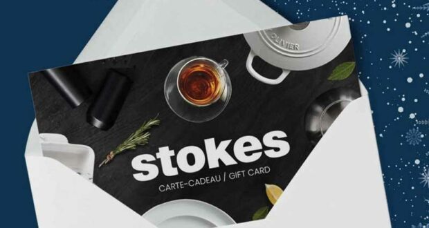 Gagnez une carte cadeau Stokes de 500 $