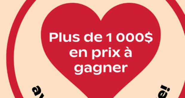 Gagnez 1 000 $ en prix