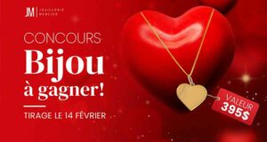 Gagnez un magnifique collier en forme de coeur