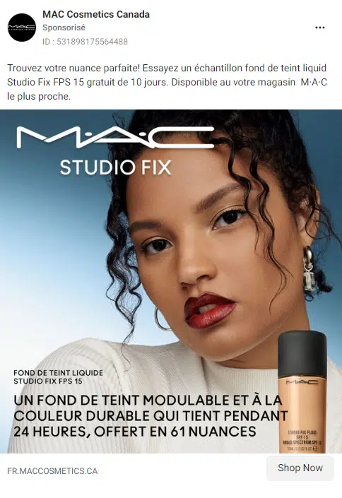 fond de teint liquide M·A·C Studio Fix FPS 15