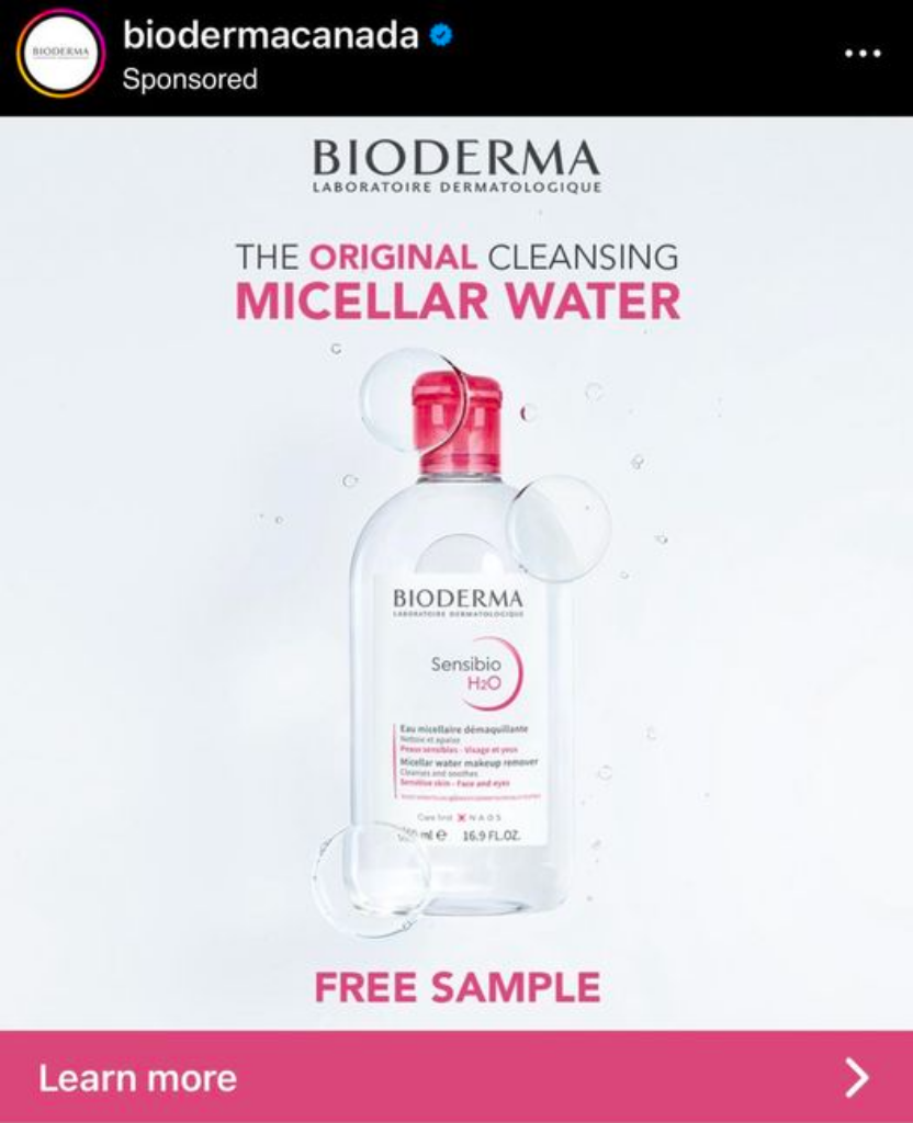 Sensibio H2O Bioderma