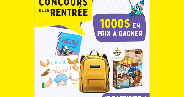 Remportez 1000 $ en prix offert par BAYARD