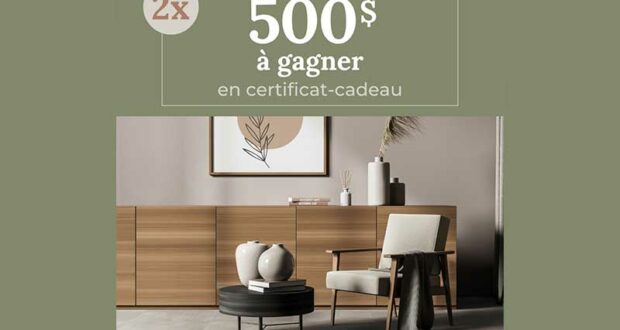 Gagnez 2 cartes-cadeaux Flordeco de 500 $