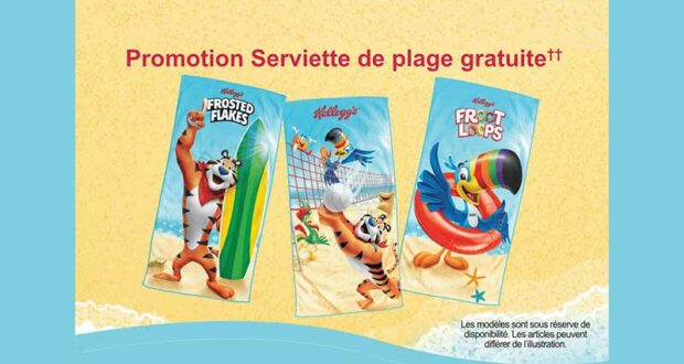 60 000 serviettes de plage offertes