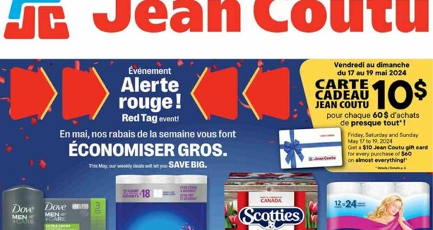 Circulaire Jean Coutu du 16 mai au 22 mai 2024