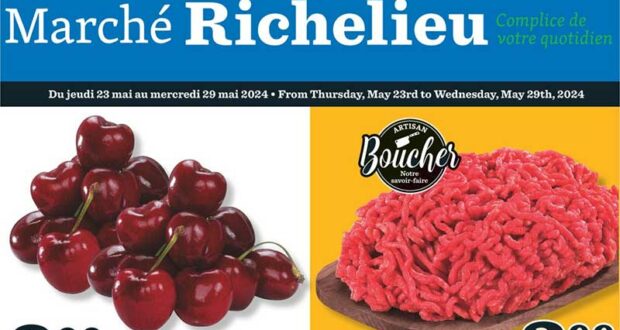 Circulaire Marché Richelieu du 23 mai au 29 mai 2024