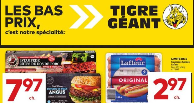 Circulaire Tigre Géant du 15 mai au 21 mai 2024