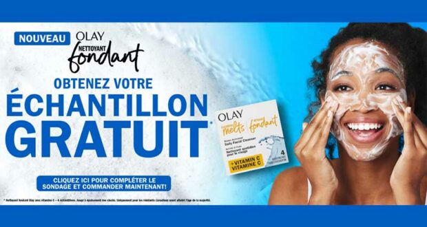 Echantillons du nettoyant pour le visage à la vitamine C Olay