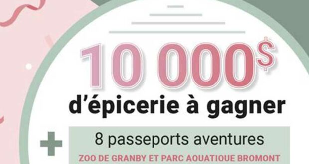 Gagnez 10 000 $ d'épicerie