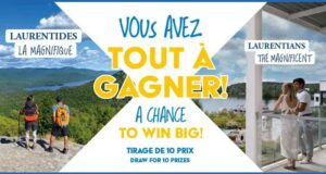 Gagnez 10 forfaits dans Les Laurentides