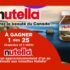 Gagnez 25 prix d’un an de produits Nutella