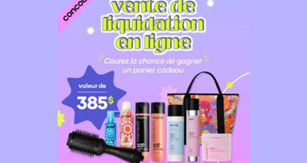 Gagnez un panier-cadeau de produits capillaires (385 $)