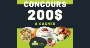 Gagnez une carte-cadeau Coco Loco de 200$