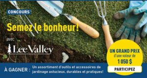 Gagnez une trousse d'équipements de jardinage (1050 $)