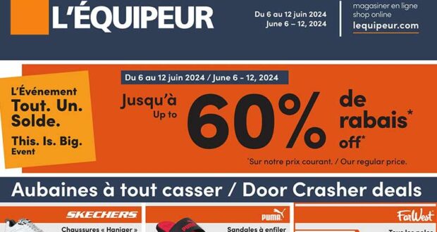 Circulaire L’Équipeur du 6 juin au 12 juin 2024