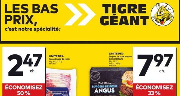 Circulaire Tigre Géant du 12 juin au 18 juin 2024