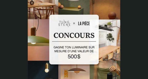 GAGNEZ 500 $ POUR UN LUMINAIRE