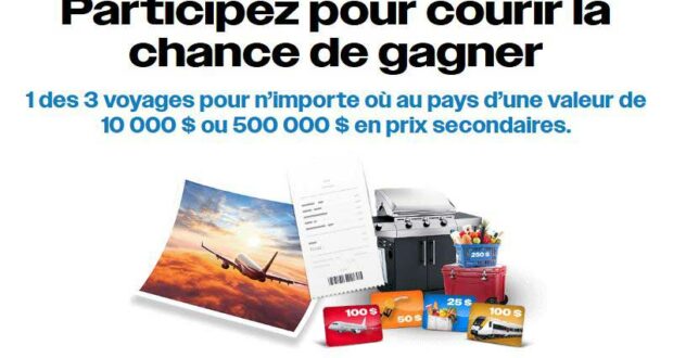 Gagnez 3 grands prix en argent comptant de 10 000 $ chacun