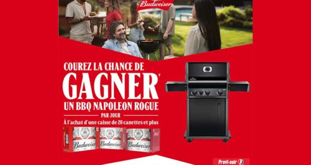 Gagnez 30 BBQ Napoléon Rogue (1099 $ chaque)