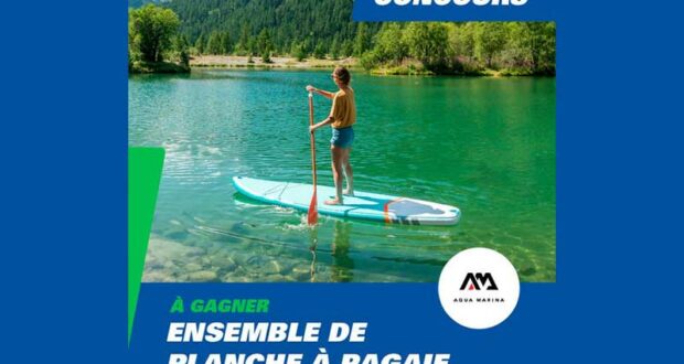 Gagnez un ensemble de planche à pagaie COMPLET Aqua Marina