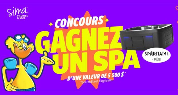 Gagnez un spa Spartiate de 5500 $