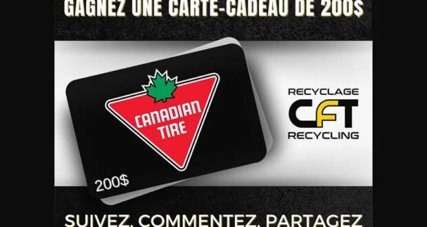 Gagnez une carte-cadeau Canadian Tire de 200 $