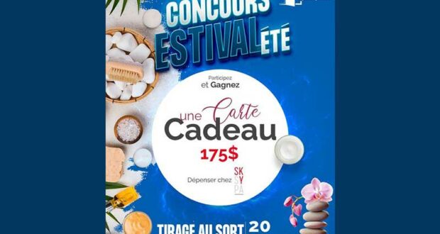 Gagnez une carte cadeau Sky Spa de 175 $