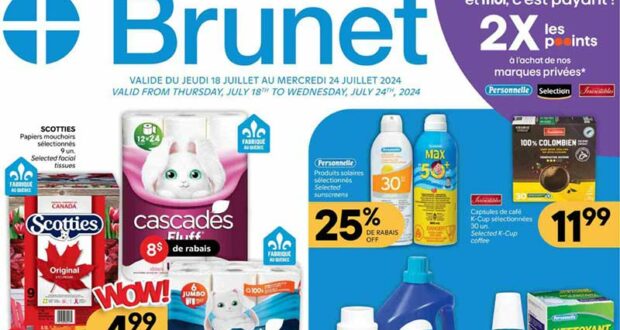 Brunet Circulaire du 18 juillet au 24 juillet 2024