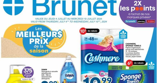 Brunet Circulaire du 4 juillet au 10 juillet 2024