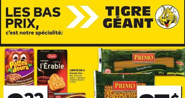 Circulaire Tigre Géant du 3 juillet au 9 juillet 2024