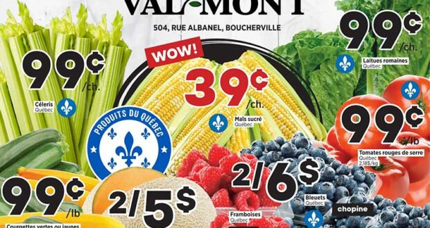 Circulaire Valmont du 25 juillet au 31 juillet 2024