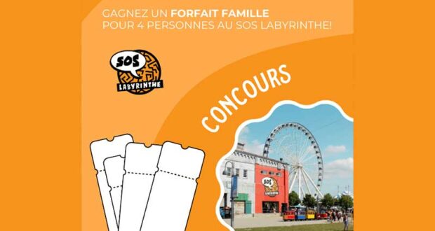 GAGNEZ UN FORFAIT FAMILLE SOS LABYRINTHE POUR 4