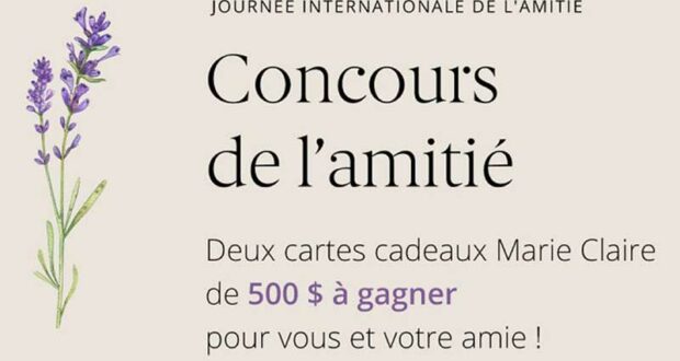 Gagnez 2 cartes-cadeau "Marie-Claire" de 500 $ chacune