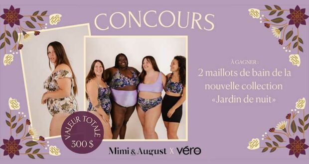 Gagnez 2 maillots de bain Mimi & August