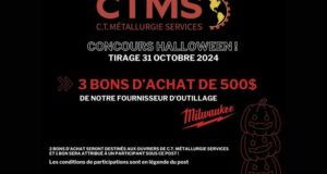 Gagnez 3 bons d'achat de 500 $ chacun d'outillage Milwaukee