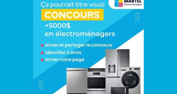 Gagnez 5000 $ en électroménagers