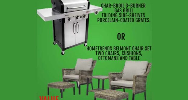 Gagnez un ensemble de patio ou un barbecue de 400 $