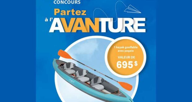 Gagnez un kayak gonflable pour trois personnes (695 $)