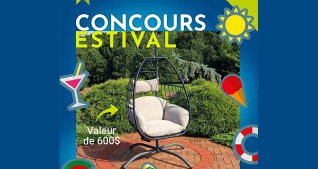 Gagnez une Chaise d'Été d'une Valeur de 600 $