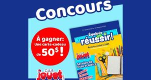 Gagnez une carte-cadeau Club Jouet de 50 $