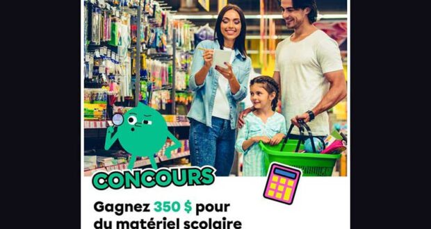 Gagnez une carte-cadeau de 350 $ en matériel scolaire