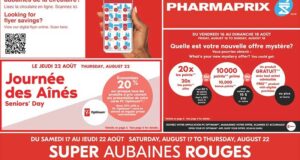 Circulaire Pharmaprix du 17 août au 22 août 2024