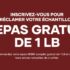 Commandez gratuitement un repas RDBK complet de 1 LB