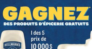 Gagnez 5 grands prix d’épicerie gratuite de 10 000 $ chacun