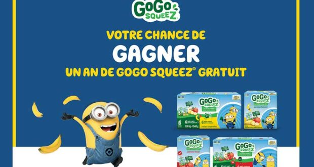 Gagnez un an de GoGo squeeZ (15 gagnant)