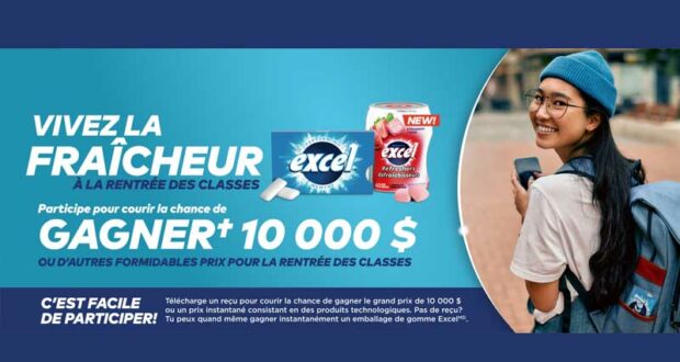 Gagnez un grand prix de 10 000 $ pour la Rentrée