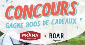 Gagnez un prix de 800 $ offert par PRANA et ROAR Organic