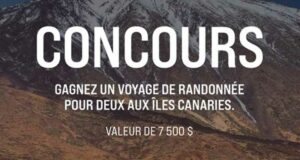 Gagnez un voyage pour deux aux îles Canaries (7500 $)