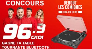 Gagnez une table tournante bluetooth (5 Gagnants)