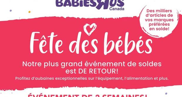 Circulaire Babies R Us du 19 septembre au 2 octobre 2024